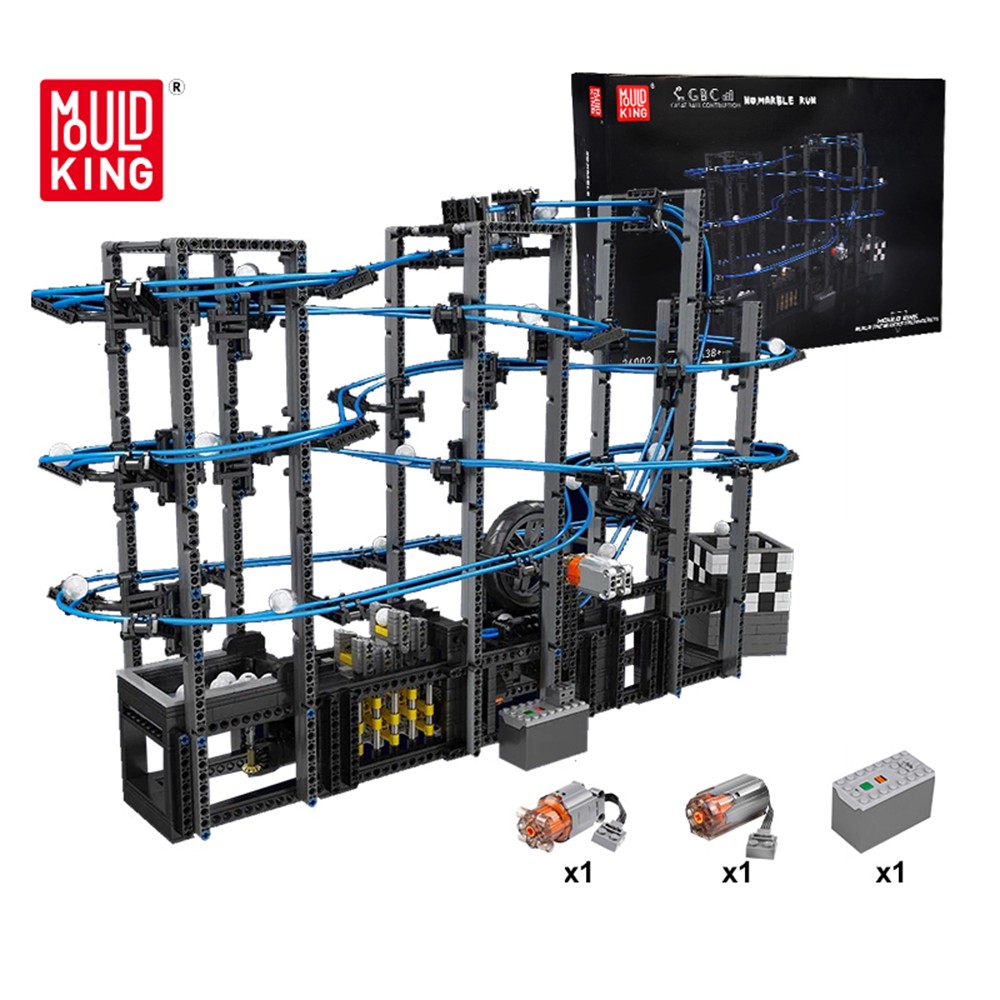 Конструктор Mould King Marble Run Забег шариков кинетический - фото 11