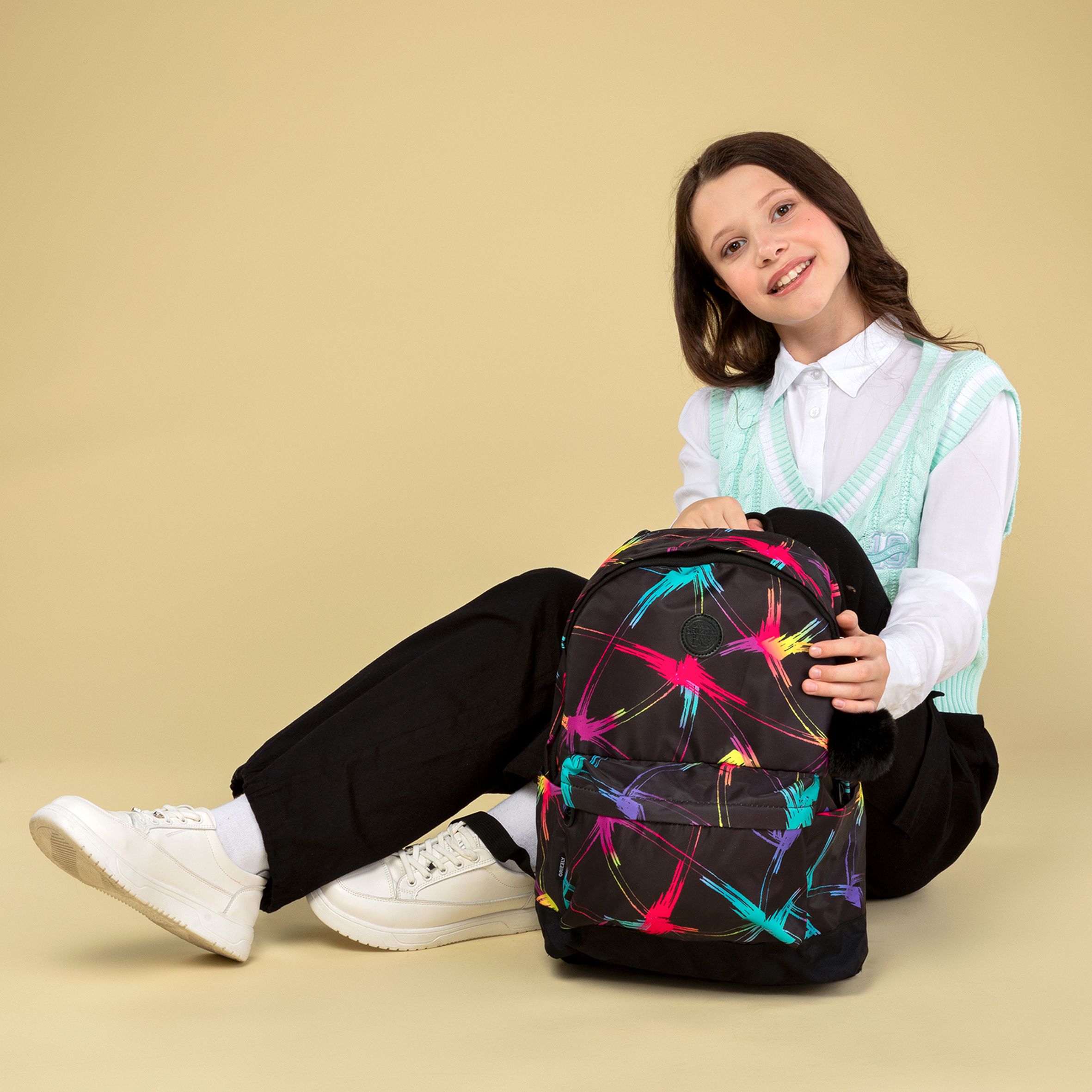 Рюкзак Grizzly Кляксы - фото 7