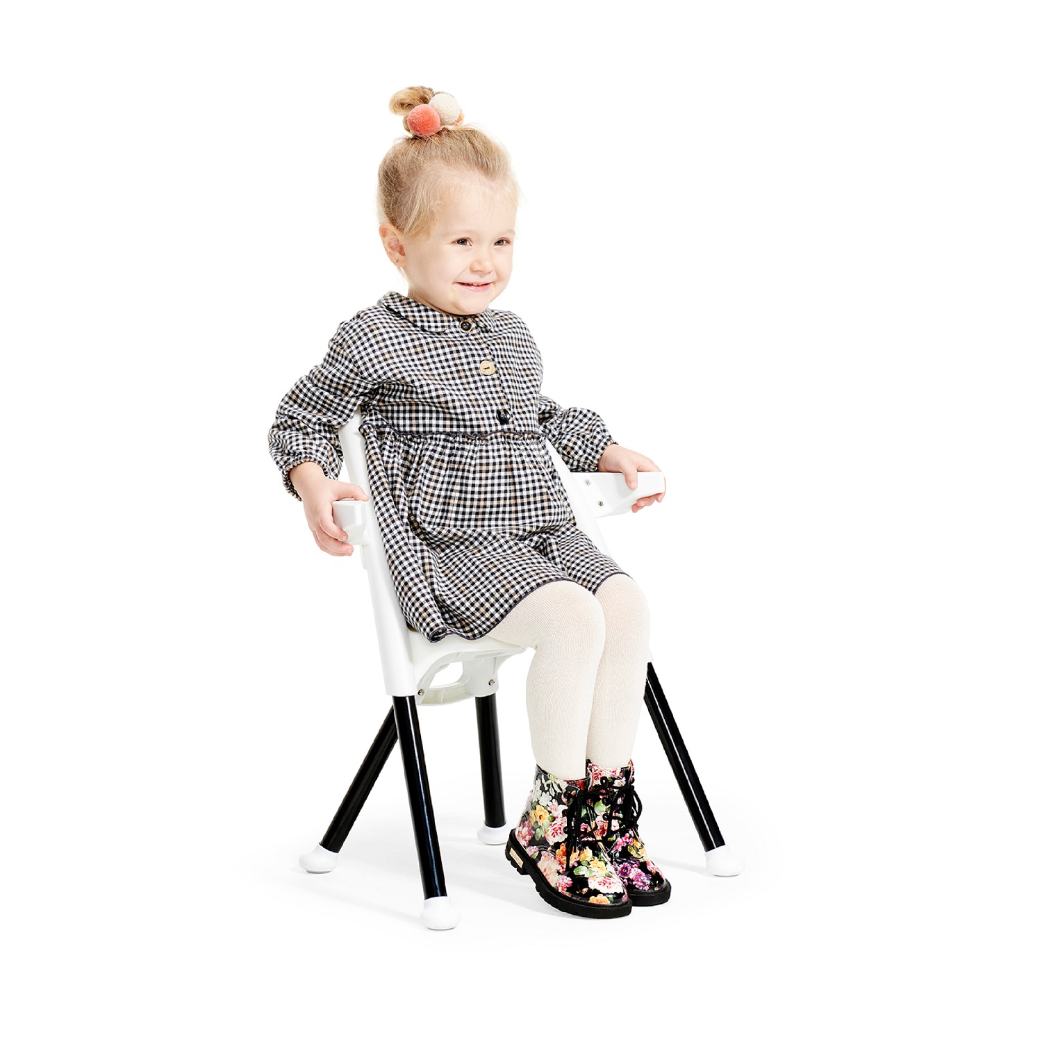 Стульчик для кормления Kinderkraft Pini Pink трансформер - фото 11