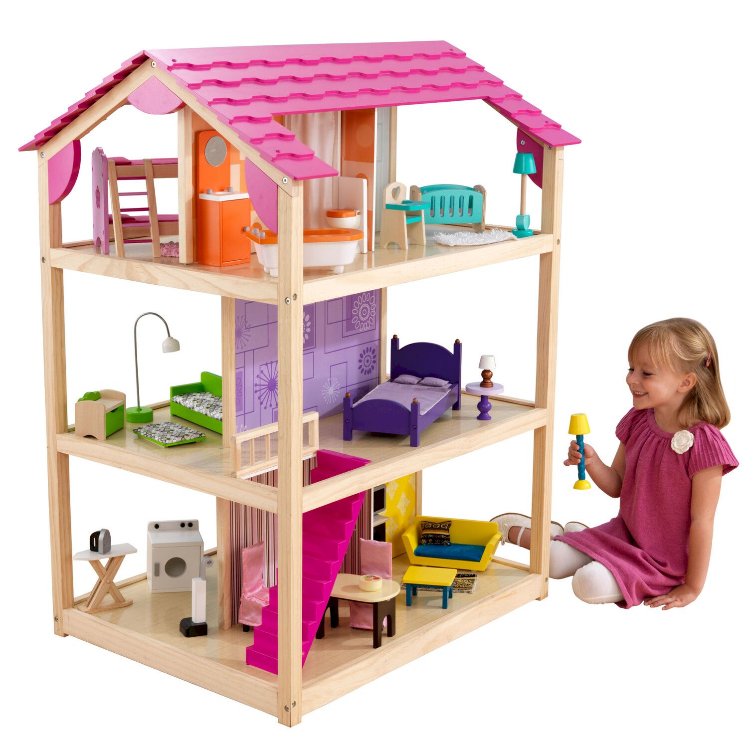 Домик для кукол KidKraft с мебелью 65078_KE - фото 9