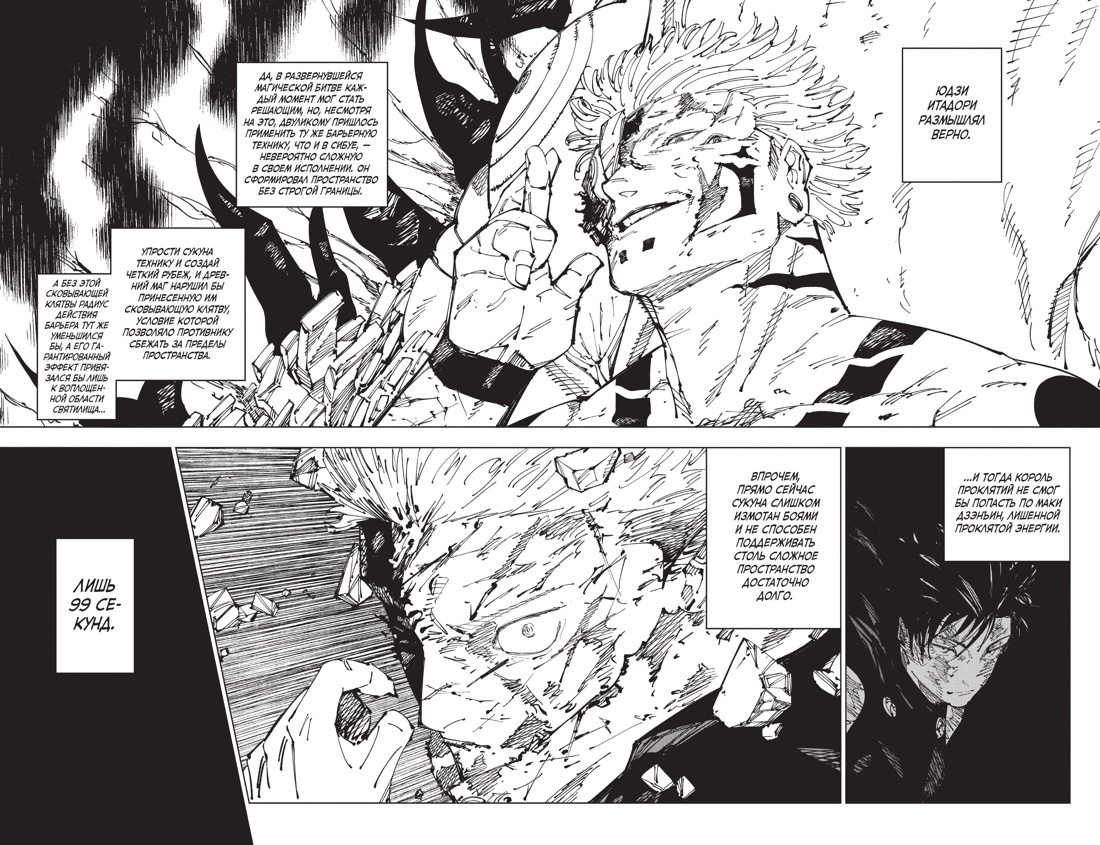 Книга АЗБУКА «Магическая битва. Кн. 15» + Открытка «Итадори и Сукуна» (комплект) - фото 14