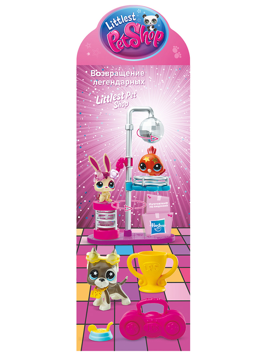 Стеллаж для хранения игрушек Littlest Pet Shop коллекция - фото 4