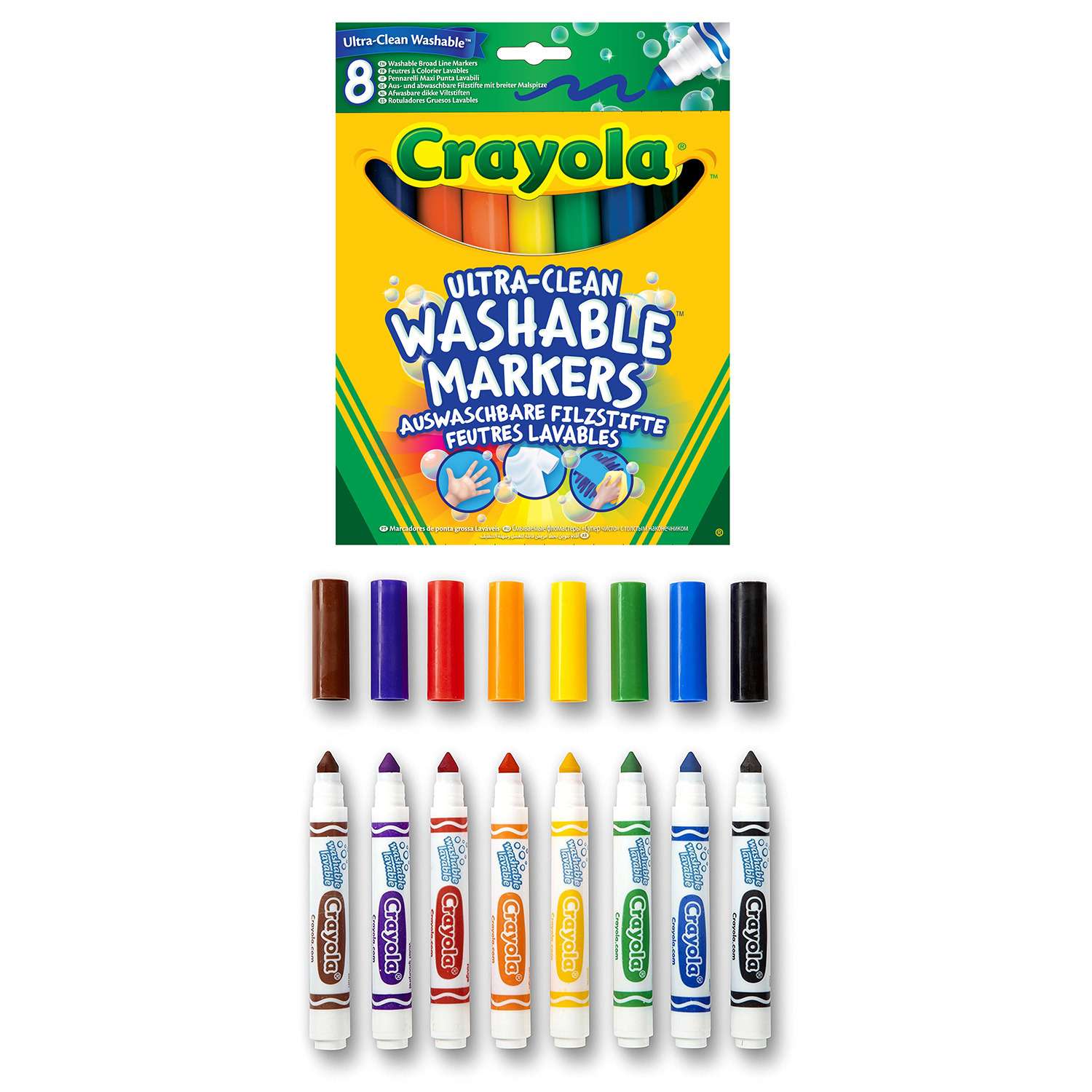 Фломастеры Crayola 8 цв. - фото 6