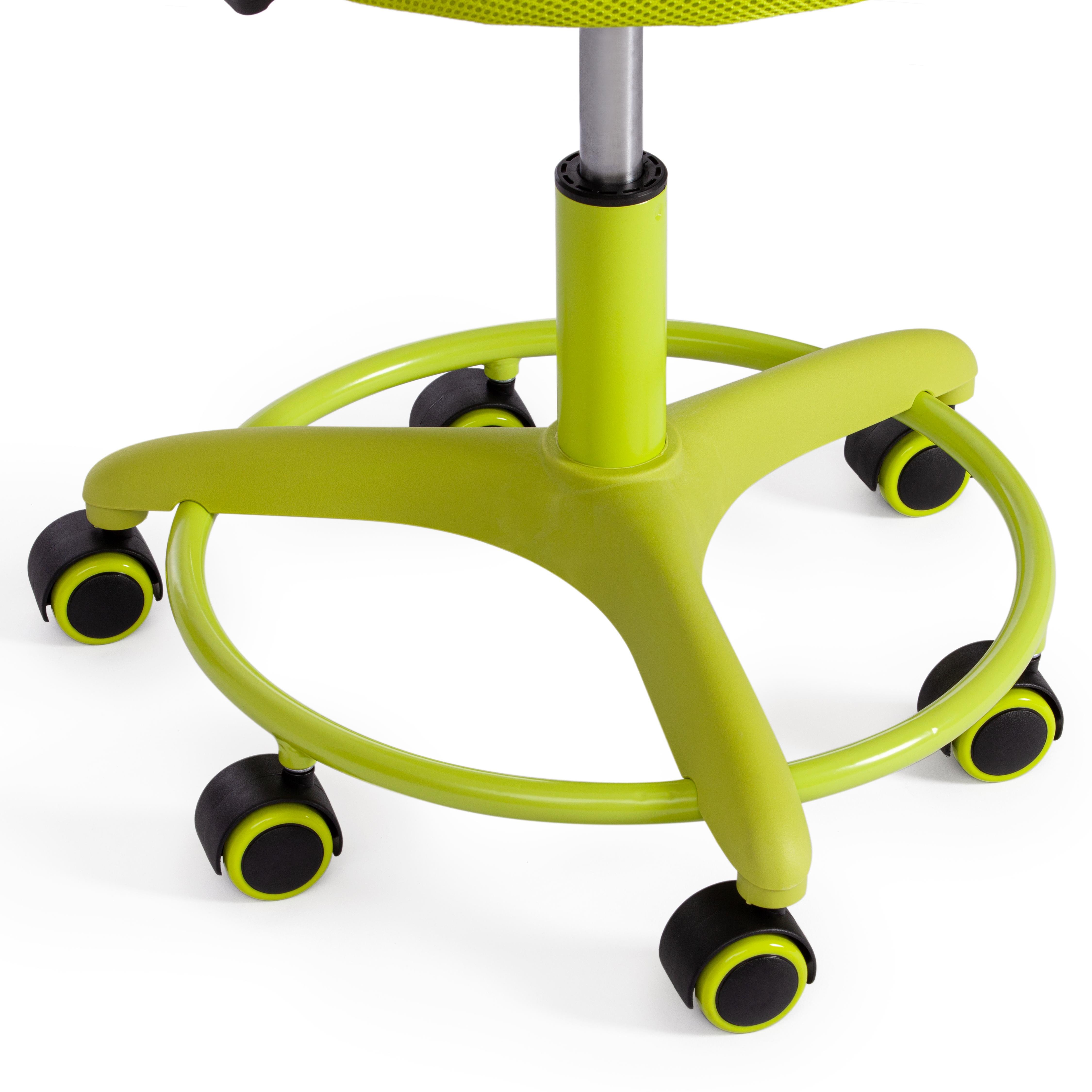 Компьютерное кресло TETCHAIR Kiddy ткань салатовый - фото 17