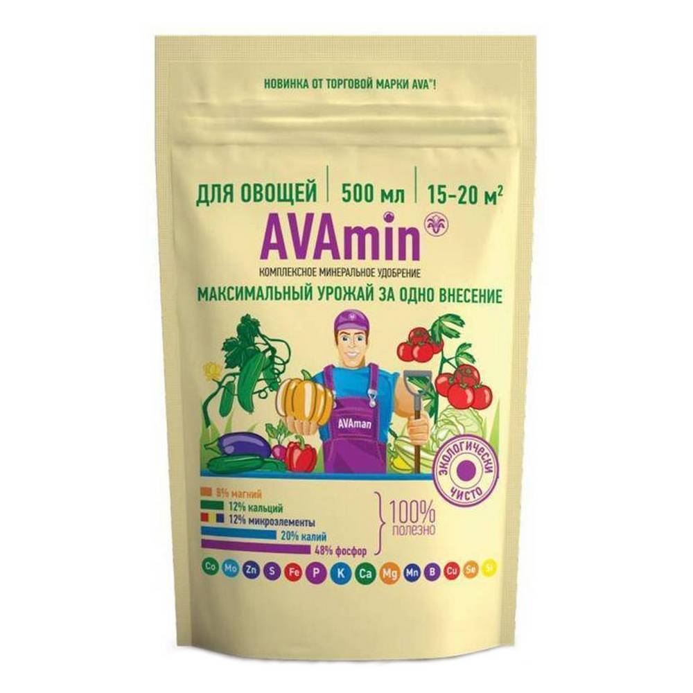 Удобрение AVA AVAmin для овощей 500мл - фото 1