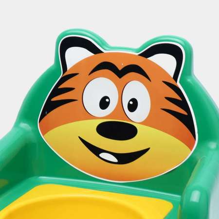 Горшок детский Doloni Тигр зеленый