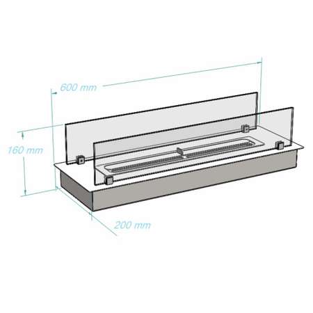 Биокамин Royal Thermo RTBFP-P600XS modul