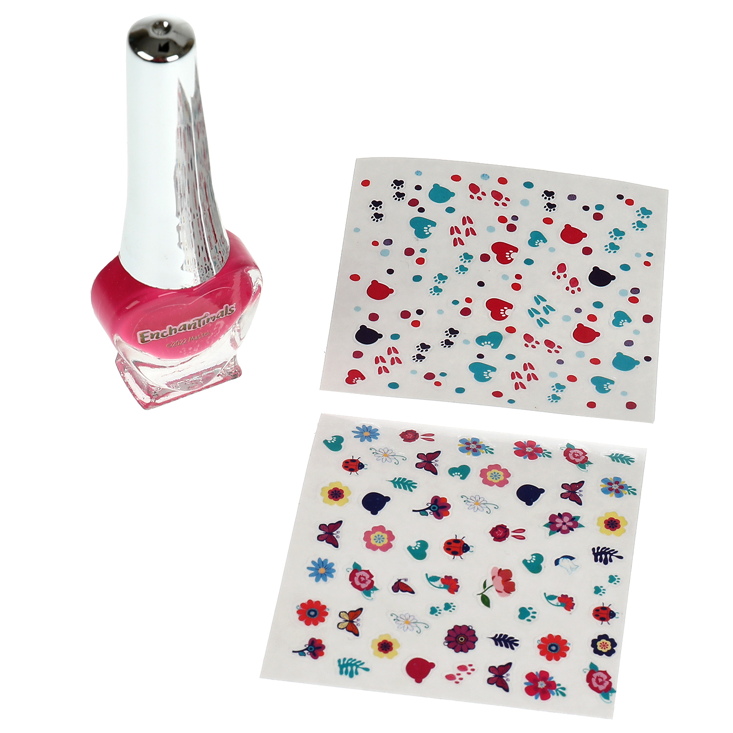 Лак для ногтей Милая леди Энчантималс с наклейками Малиновый 337582 Милая леди - фото 1