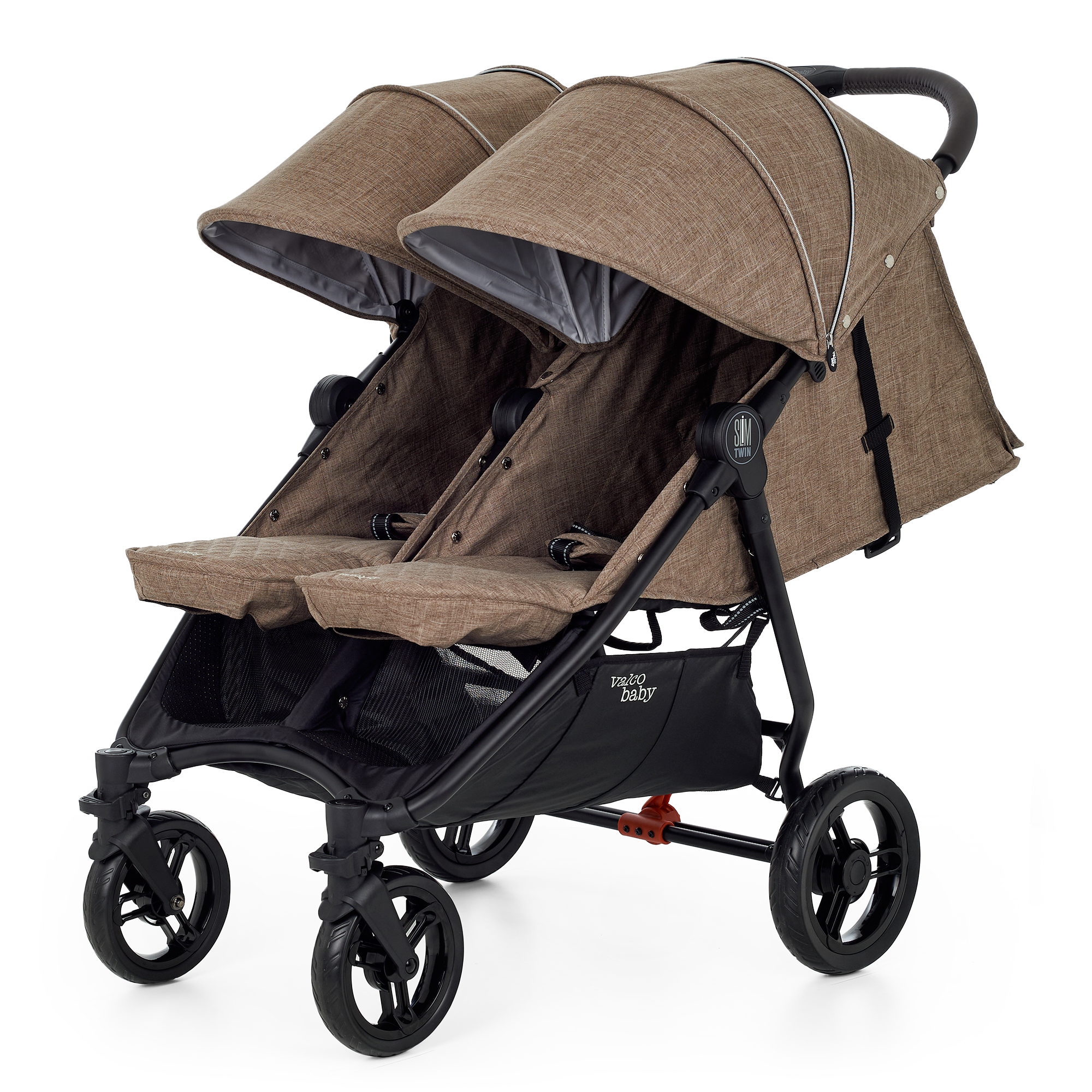 Коляска прогулочная Valco baby Slim Twin / Cappuccino коричневый - фото 7