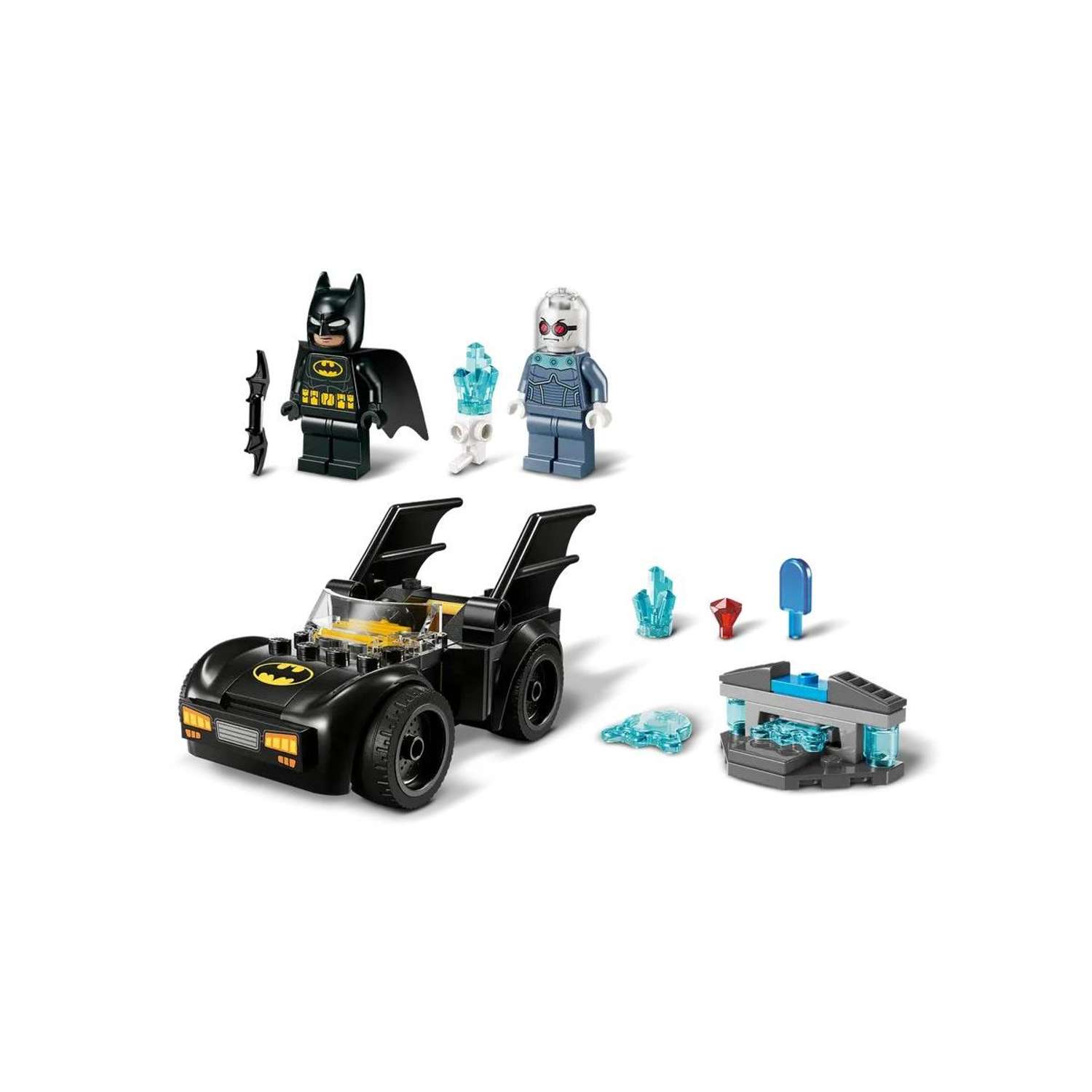 Конструктор LEGO Batman Movie Бэтмен и Бэтмобиль vs м.Фриз блочный - фото 3