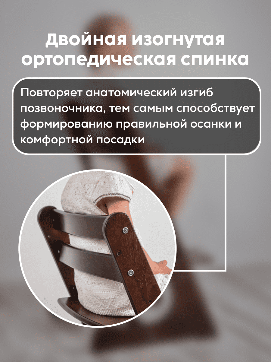 Стульчик для кормления Конёк Горбунёк Комфорт PRO трансформер - фото 5