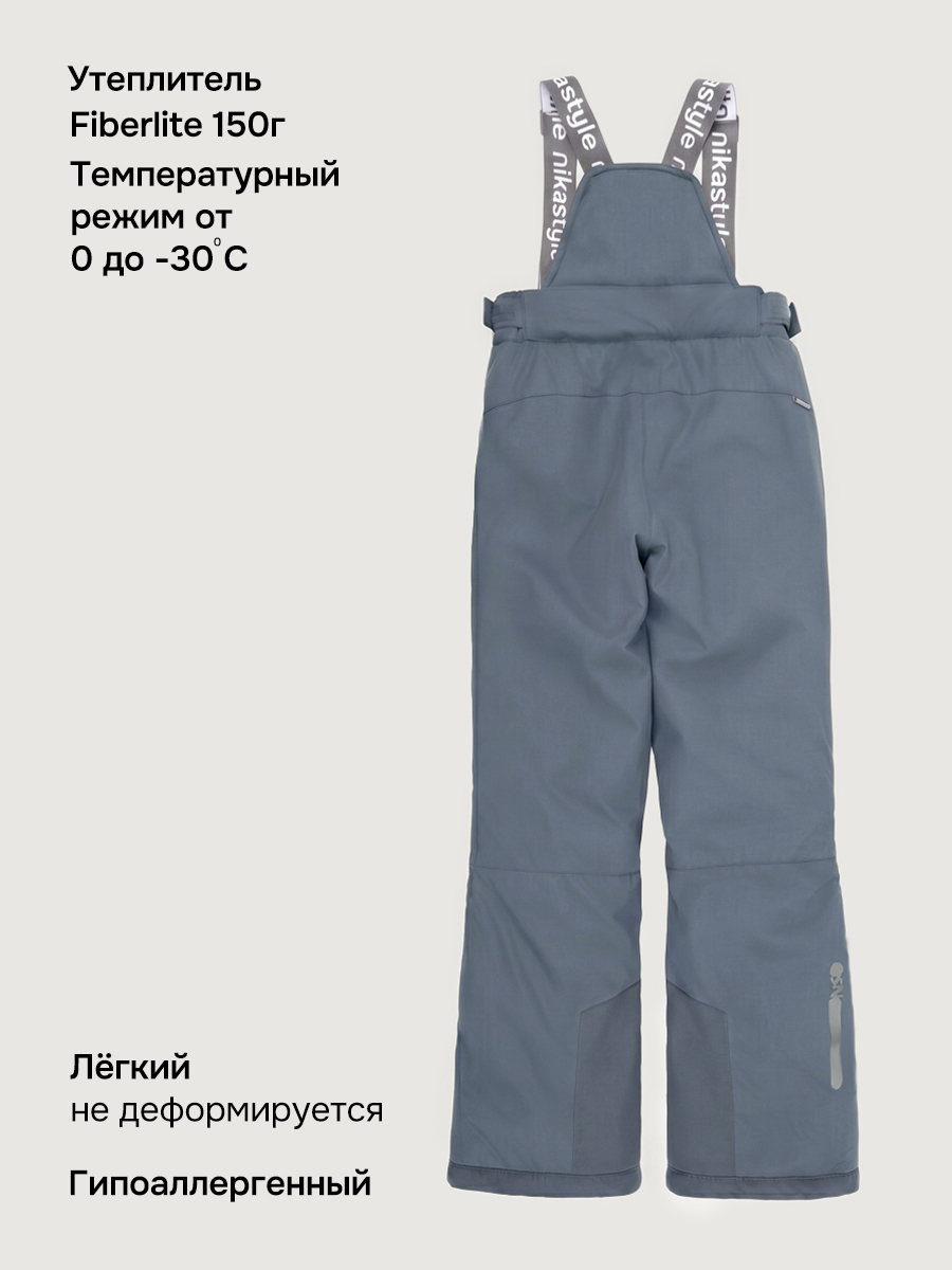 Брюки NIKASTYLE 2з4624 серый - фото 5