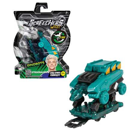Игровой набор Screechers Wild Стегозавр Дино