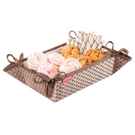 Хлебница CASY HOME 20х13х7см коричневая ВВ-021