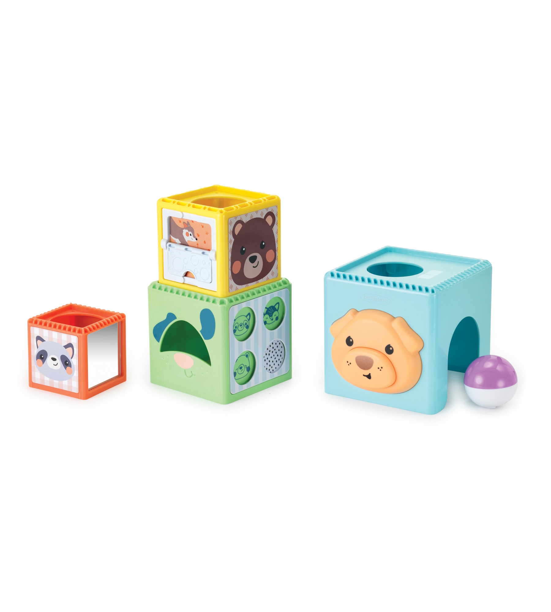 Игрушка INFANTINO кубики - фото 7