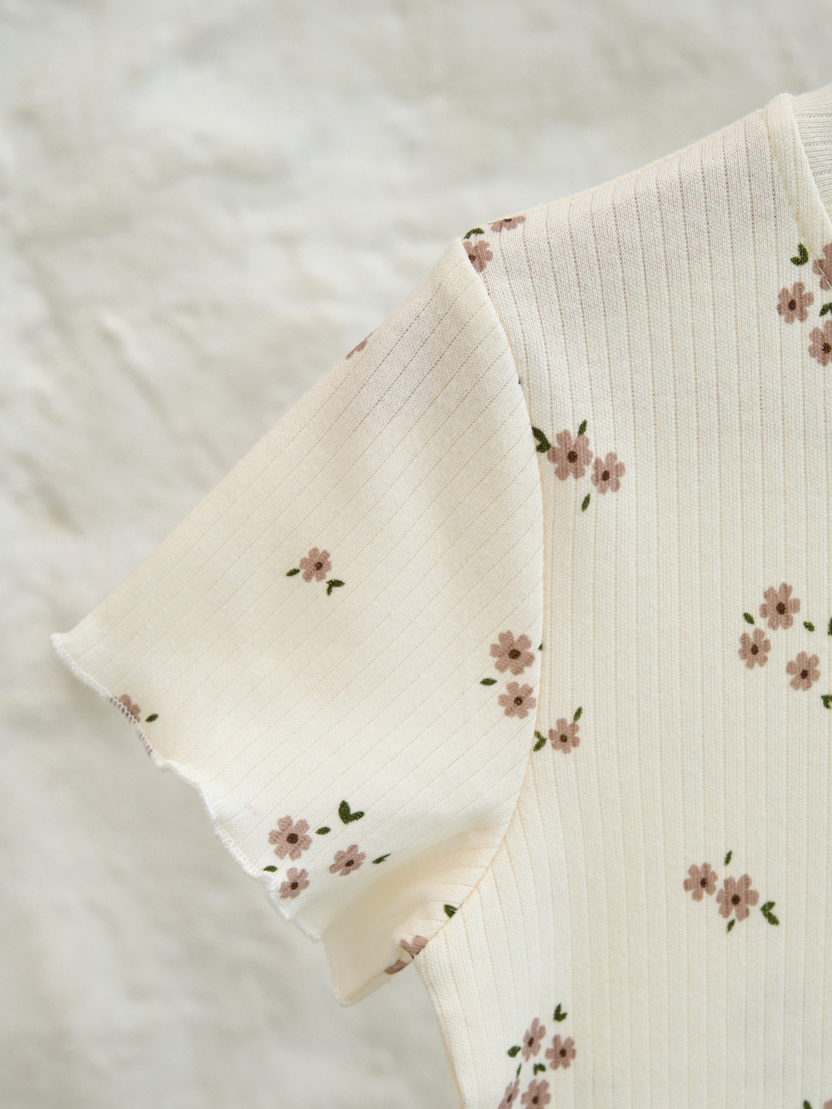 Футболка 3 шт Jelly Whale K24T04-3-BrFlwr-Milk-Milk2 - фото 10