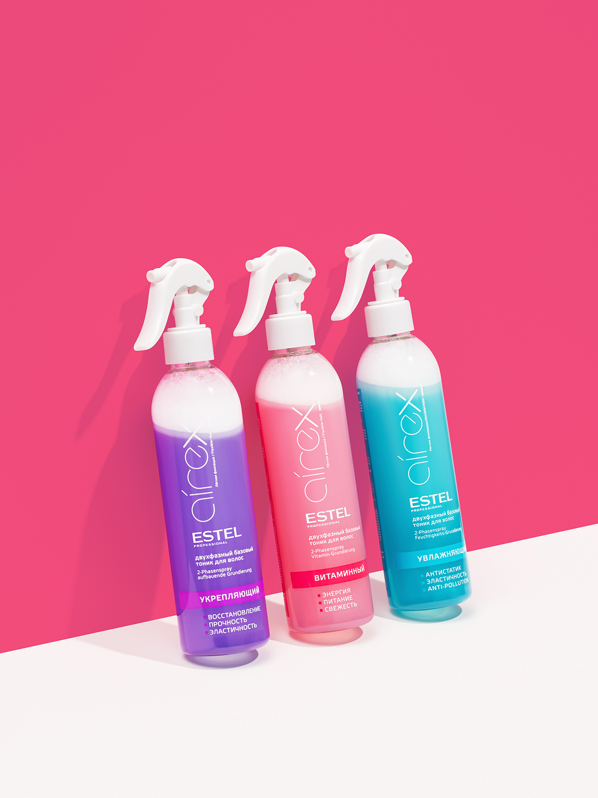 Тоник для волос ESTEL AIREX увлажняющий легкой фиксации 400 мл - фото 6