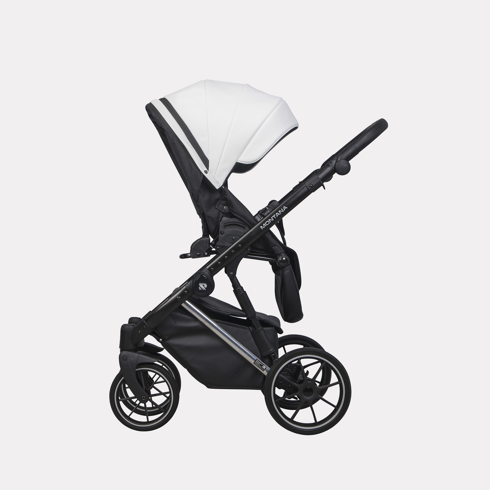 Коляска 2в1 Riko Basic Montana Premium Silver - фото 7
