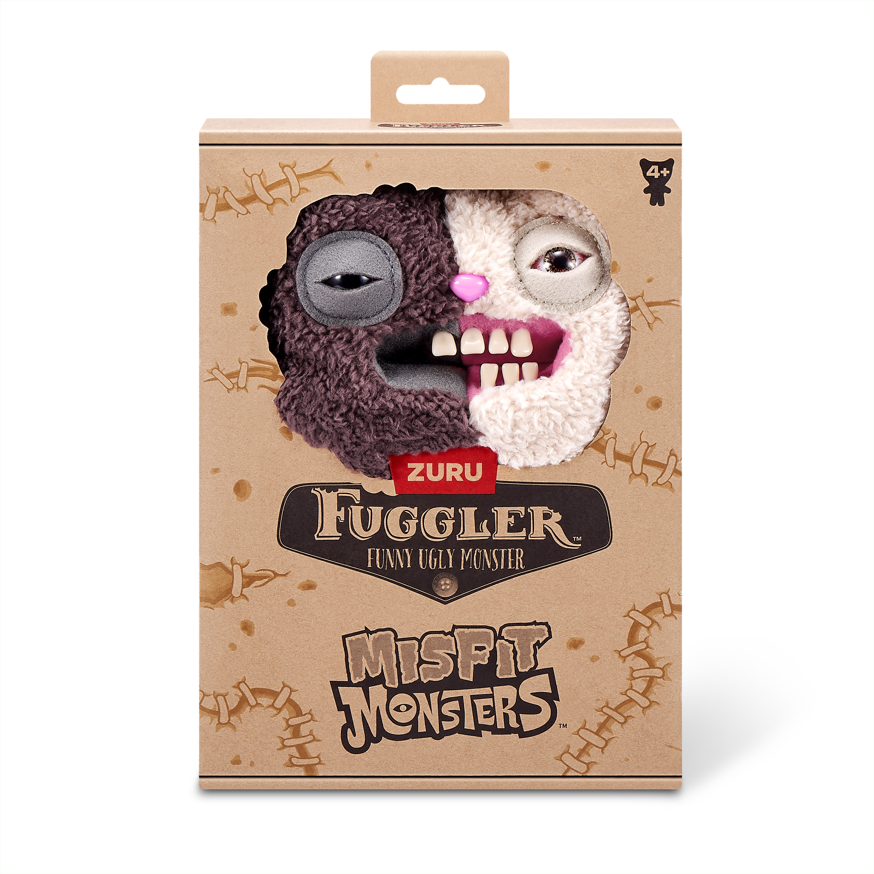 Мягкая игрушка FUGGLER Зубастик Половинки 24 см - фото 11