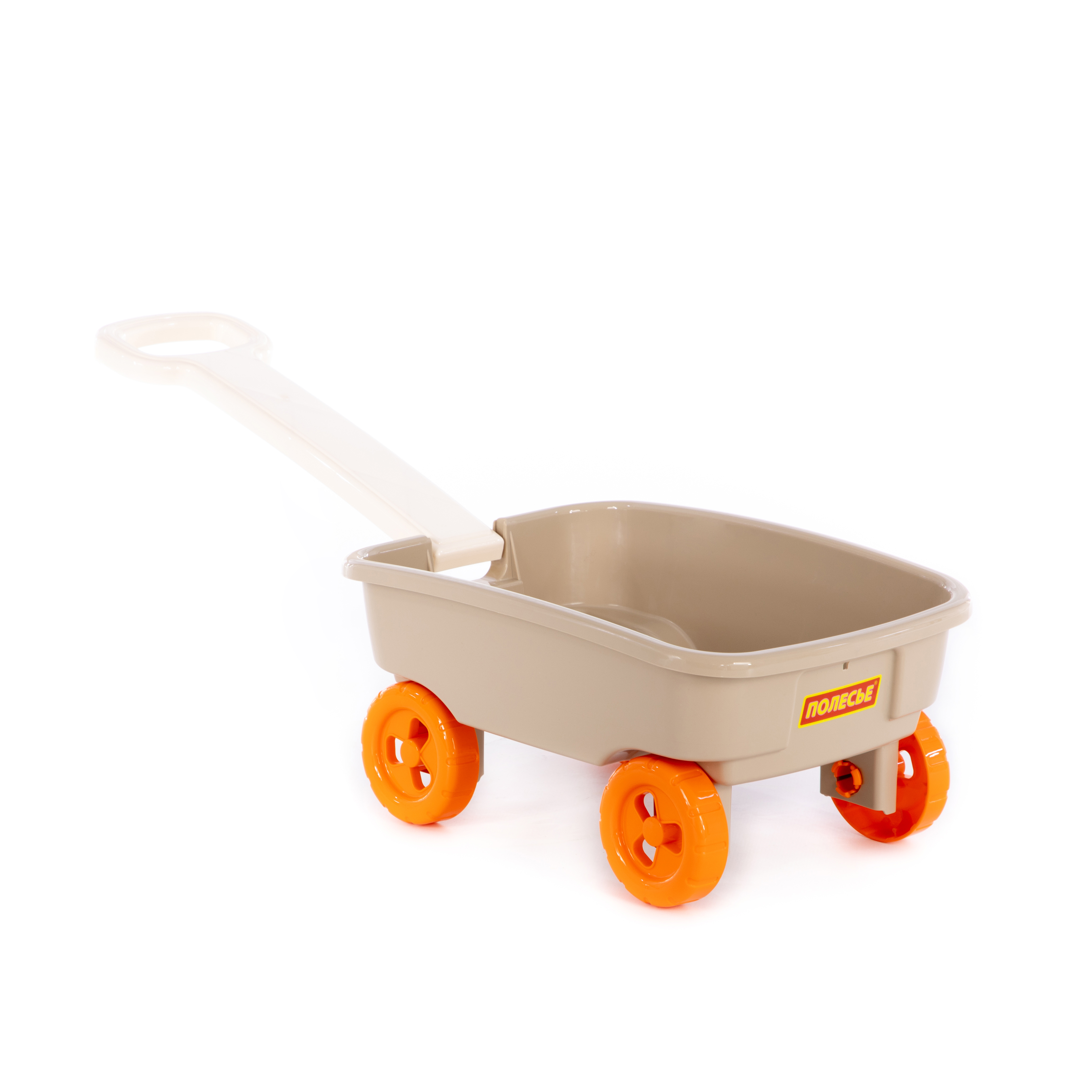 Тележка Полесье с ручкой 1 предм. - фото 4