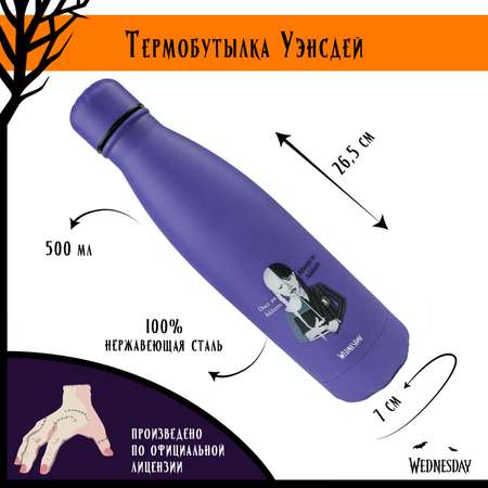 Термобутылка Wednesday металлическая Виолончель 500 мл