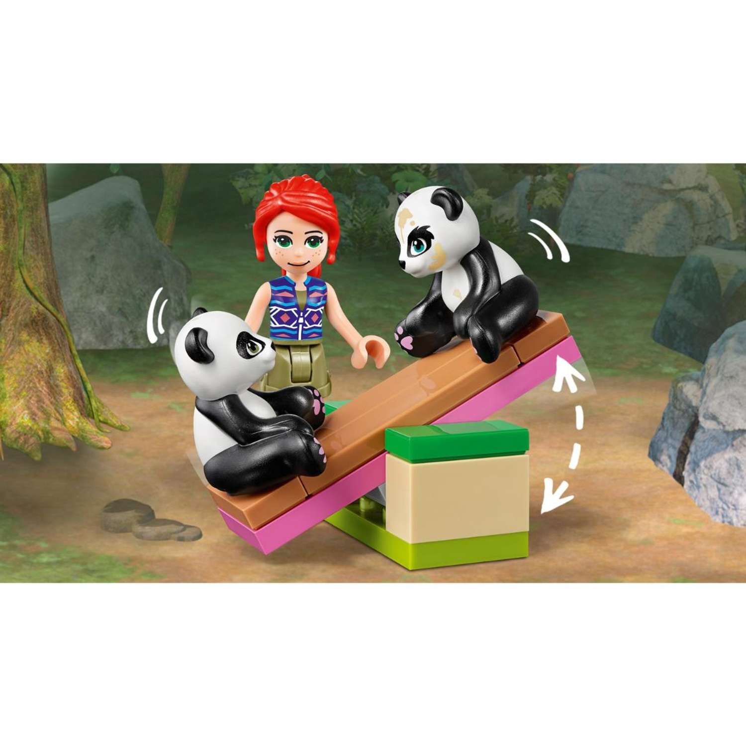 Конструктор LEGO Friends Домик для панд на дереве блочный - фото 11