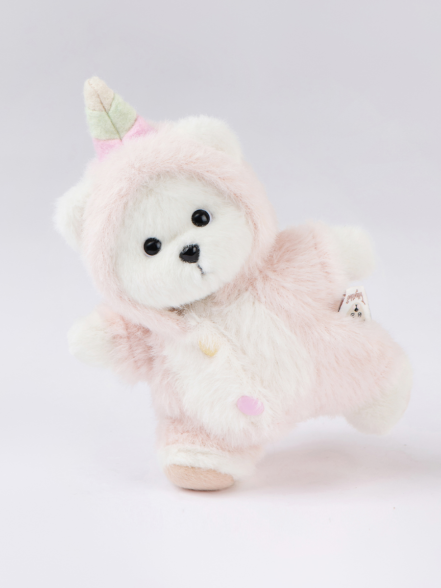 Мягкая игрушка TeddyTales Медведь в костюмчике брелок - фото 3