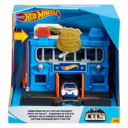 Трек Hot Wheels Прорыв полицейского участка