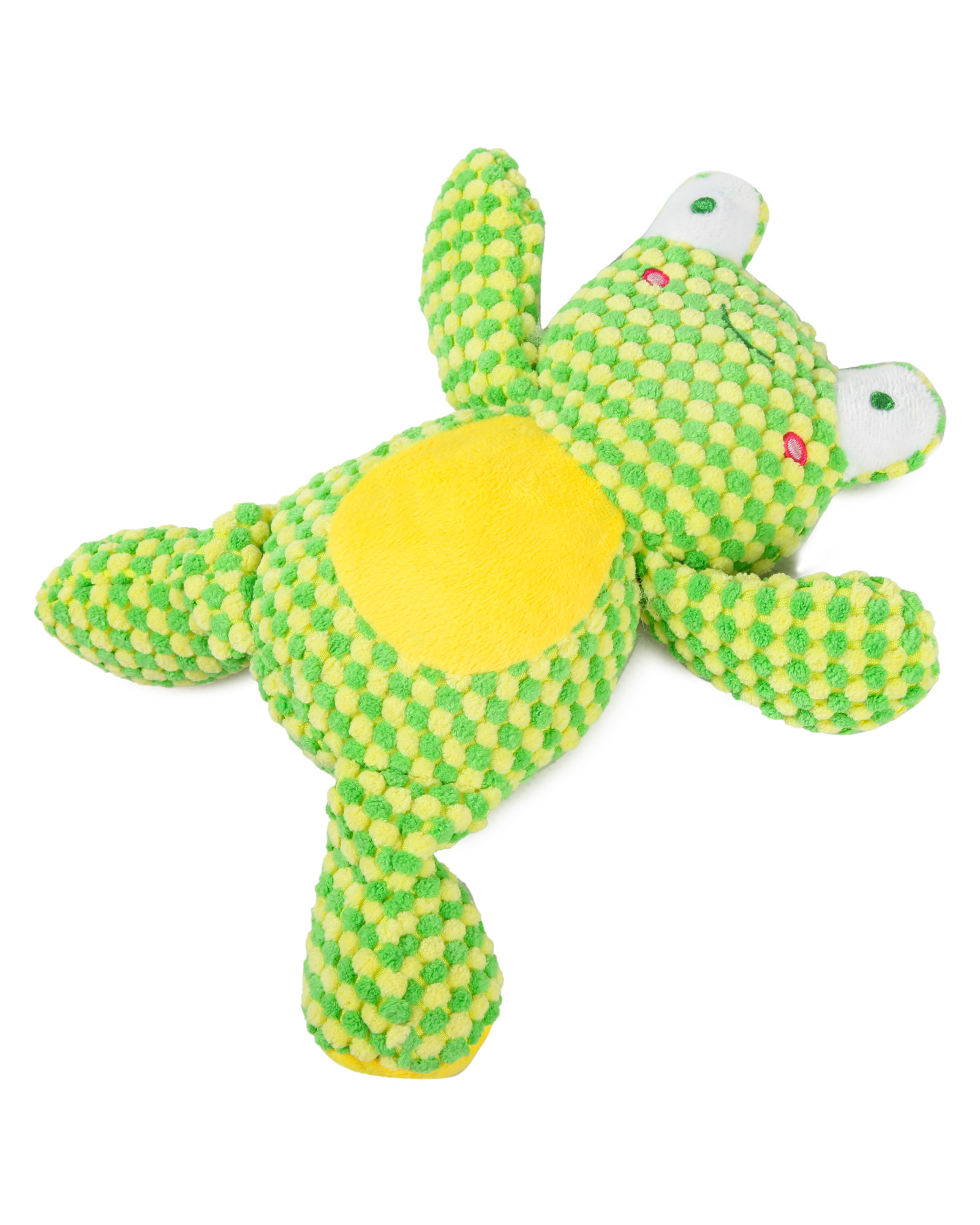 Игрушка для собак Barbaks Лягушка Квакушка мягкая с пищалкой 25*19см - фото 2