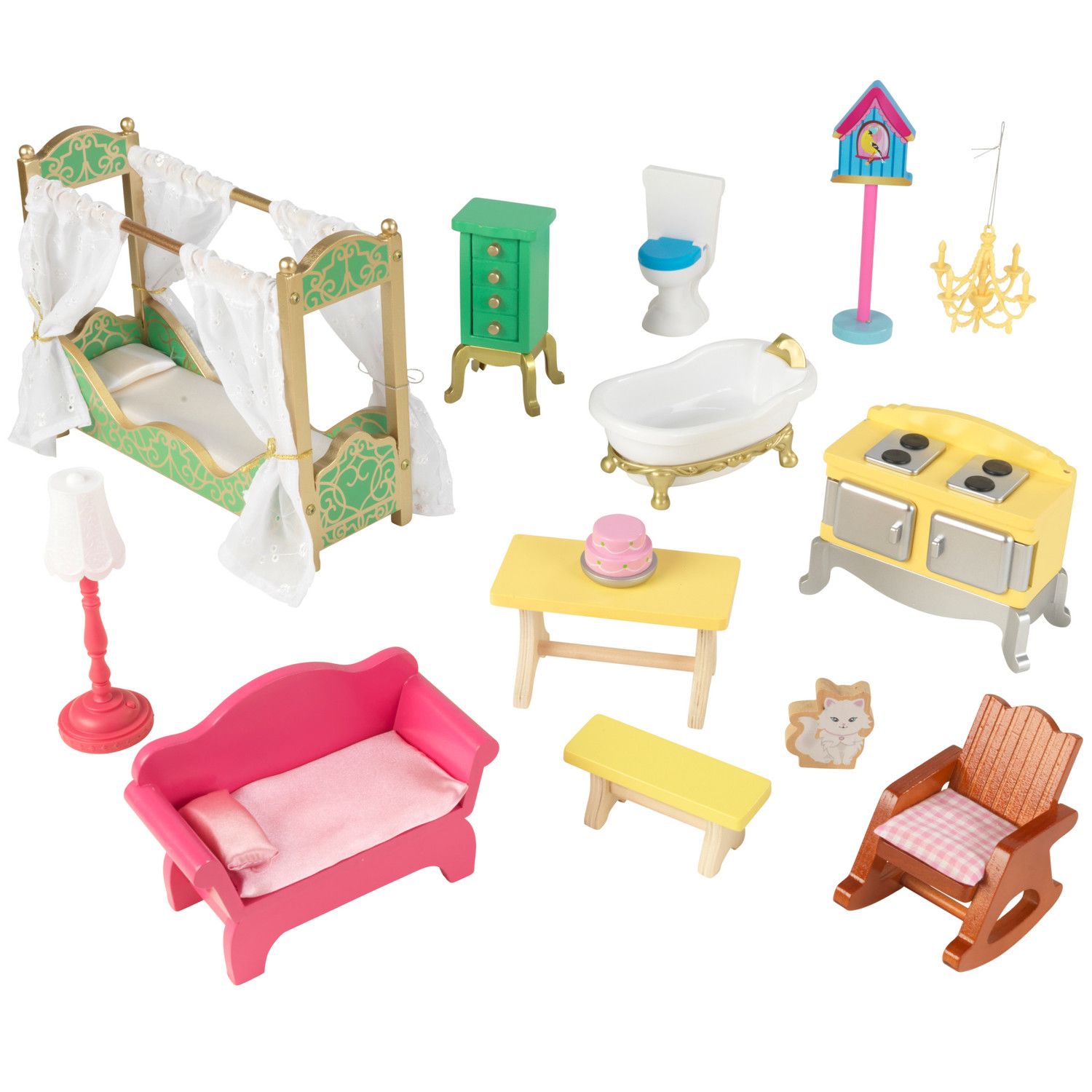 Домик для кукол KidKraft с мебелью 65851_KE - фото 3