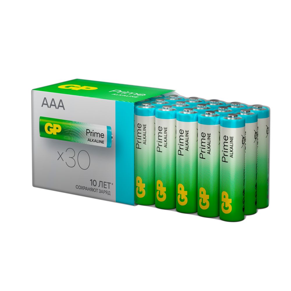Набор батареек GP AAA LR03 30 шт. щелочные 24A-B30 - фото 10
