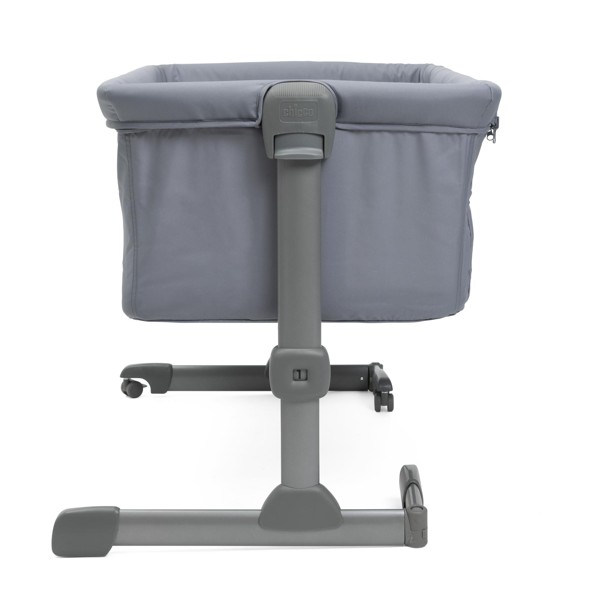 Детская кроватка Chicco Next2Me Essential c рождения до 6 месяцев Stone Re_Lux, без маятника (серый) - фото 22