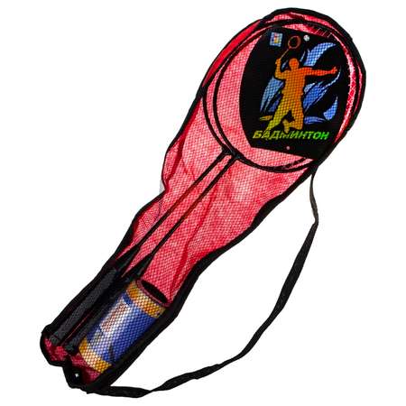 Игровой набор 1TOY Бадминтон 2 ракетки и 2 волана