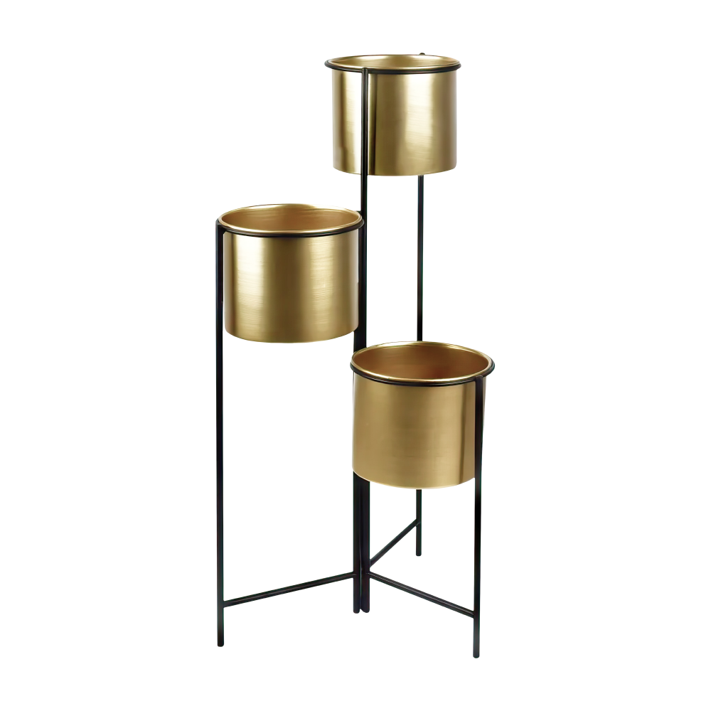 Подставка под кашпо ZDK Homium Flower Trio Compact для 3 цветочных горшков - фото 1