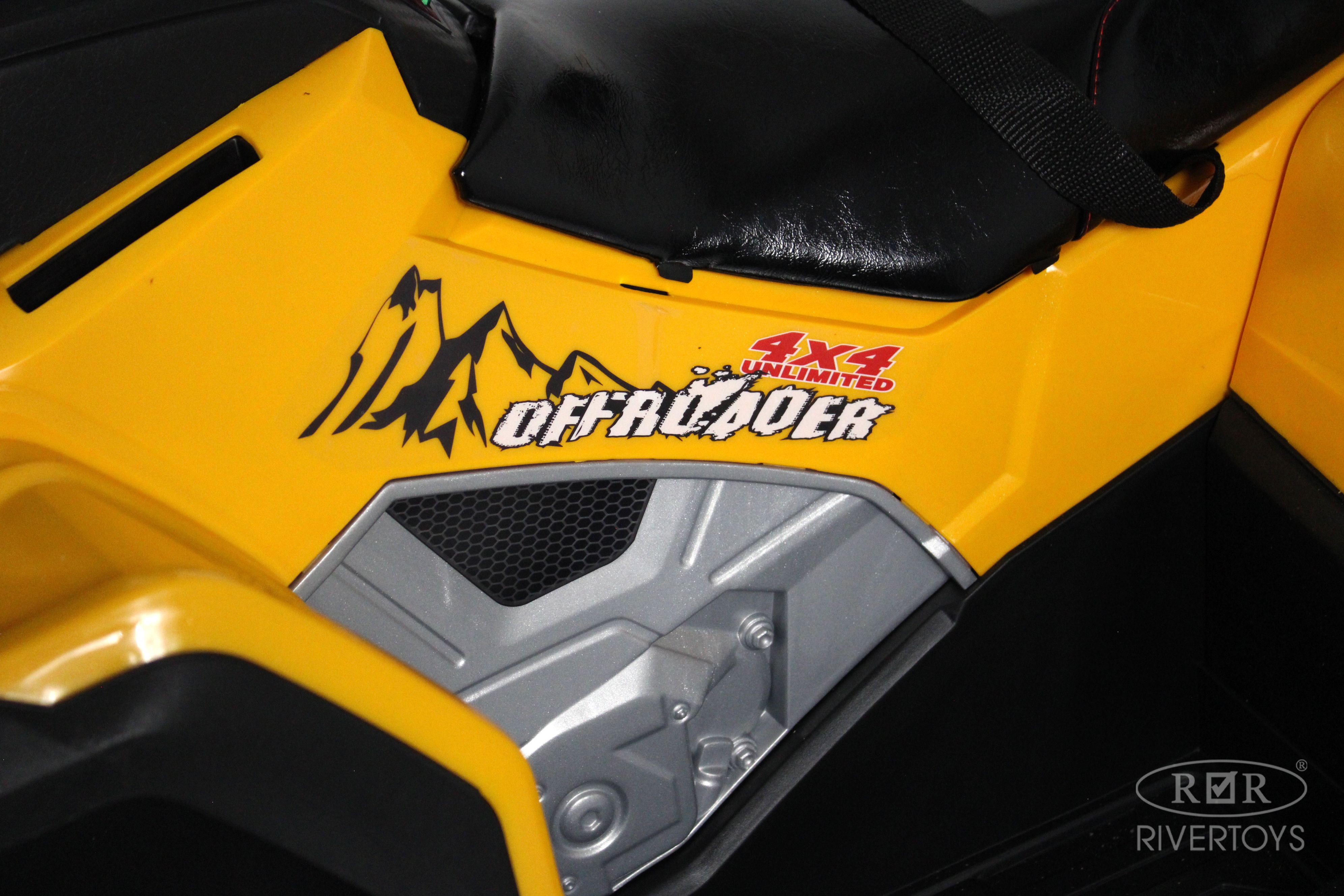 Электромобиль RIVERTOYS Z111ZZ-NEW-YELLOW С пультом ДУ - фото 16