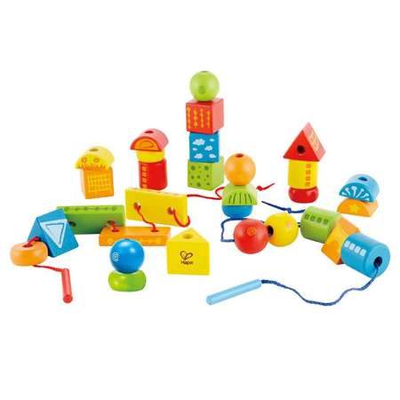 Игрушка Hape шнуровка Бусы шнуровка