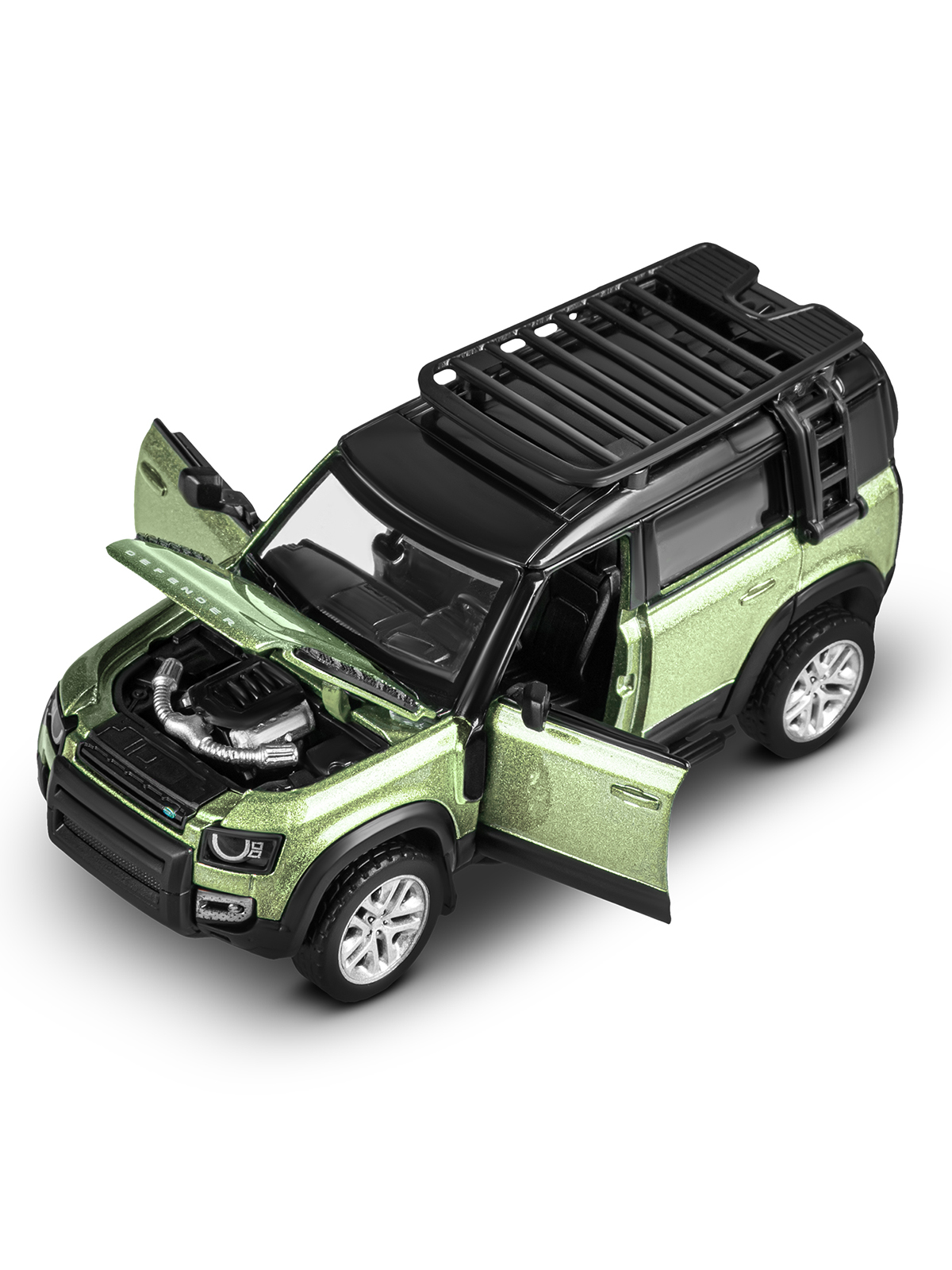 Автомобиль АВТОпанорама Land Rover Defender 110 Сборная модель 1:43 JB1251719 - фото 16