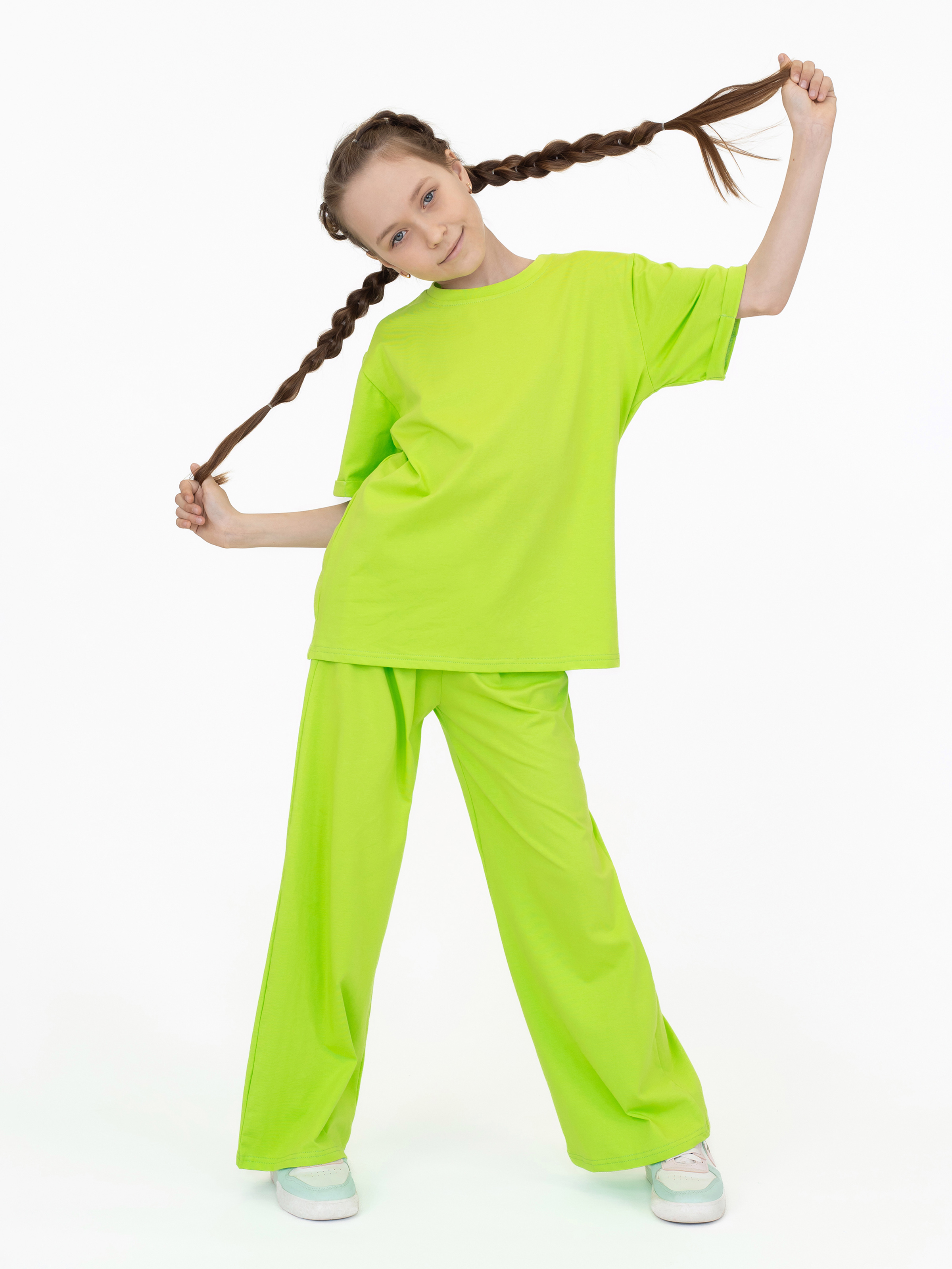 Футболка и брюки ULTRA 7060-Ул салат - фото 1