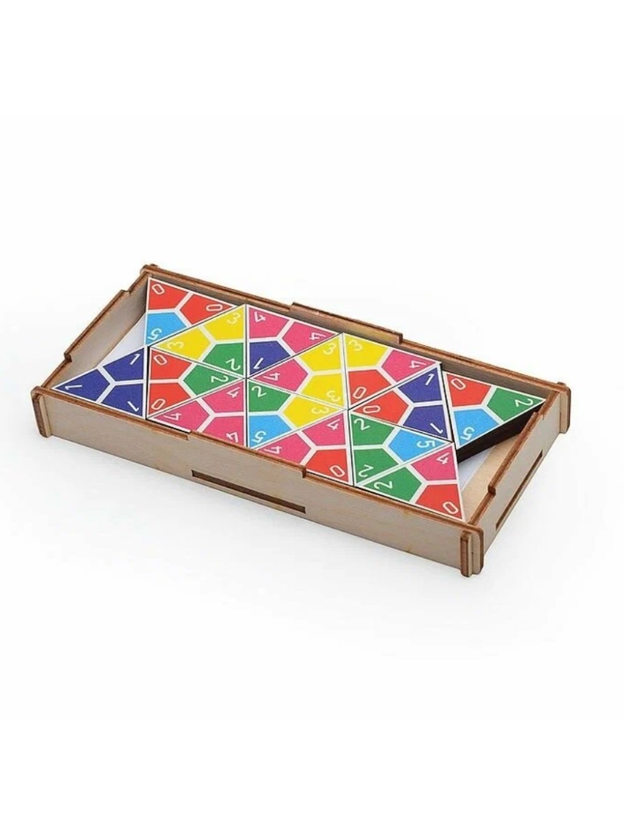 Настольная игра Задира Тримино цветное - фото 1