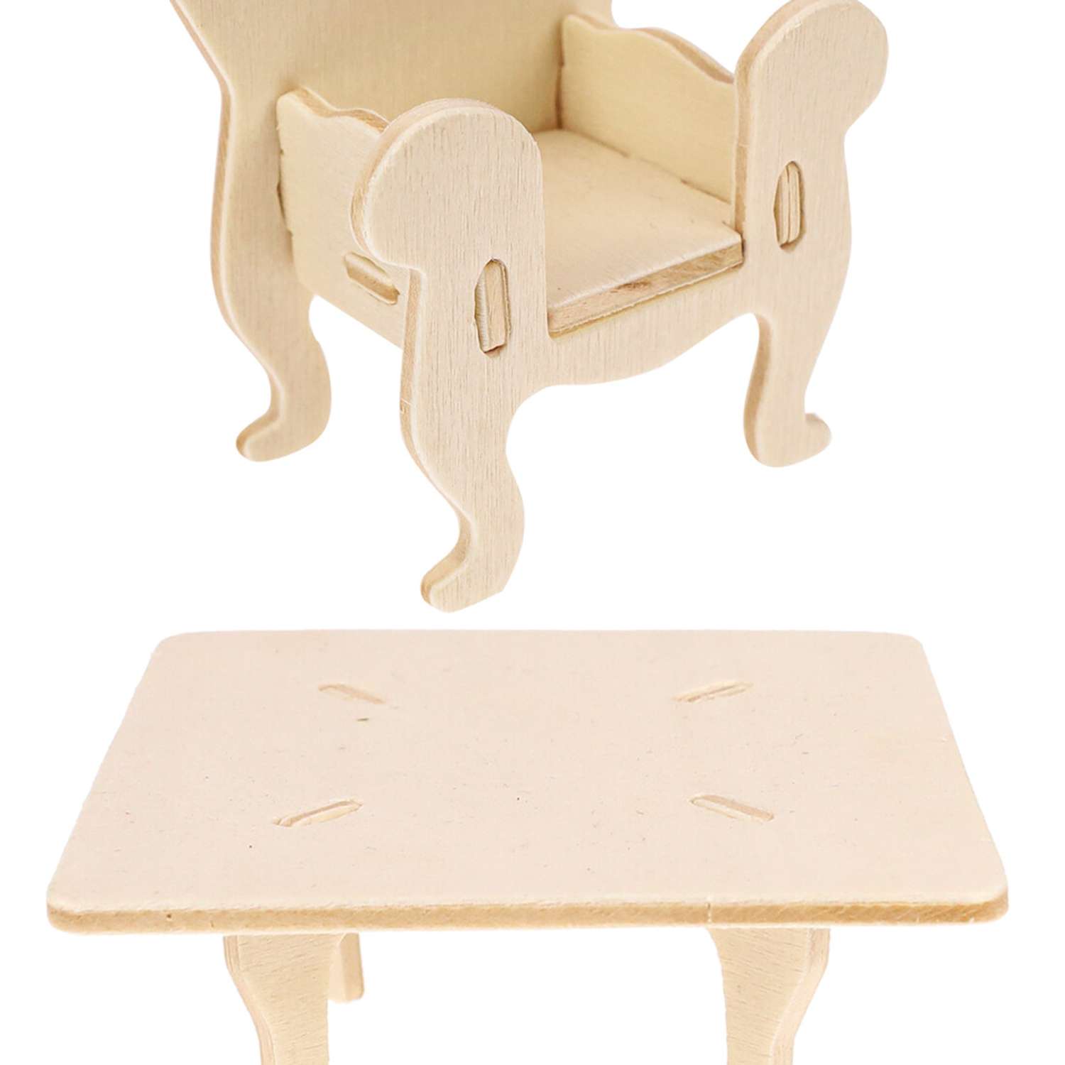 Конструктор Рыжий кот деревянный - фото 2