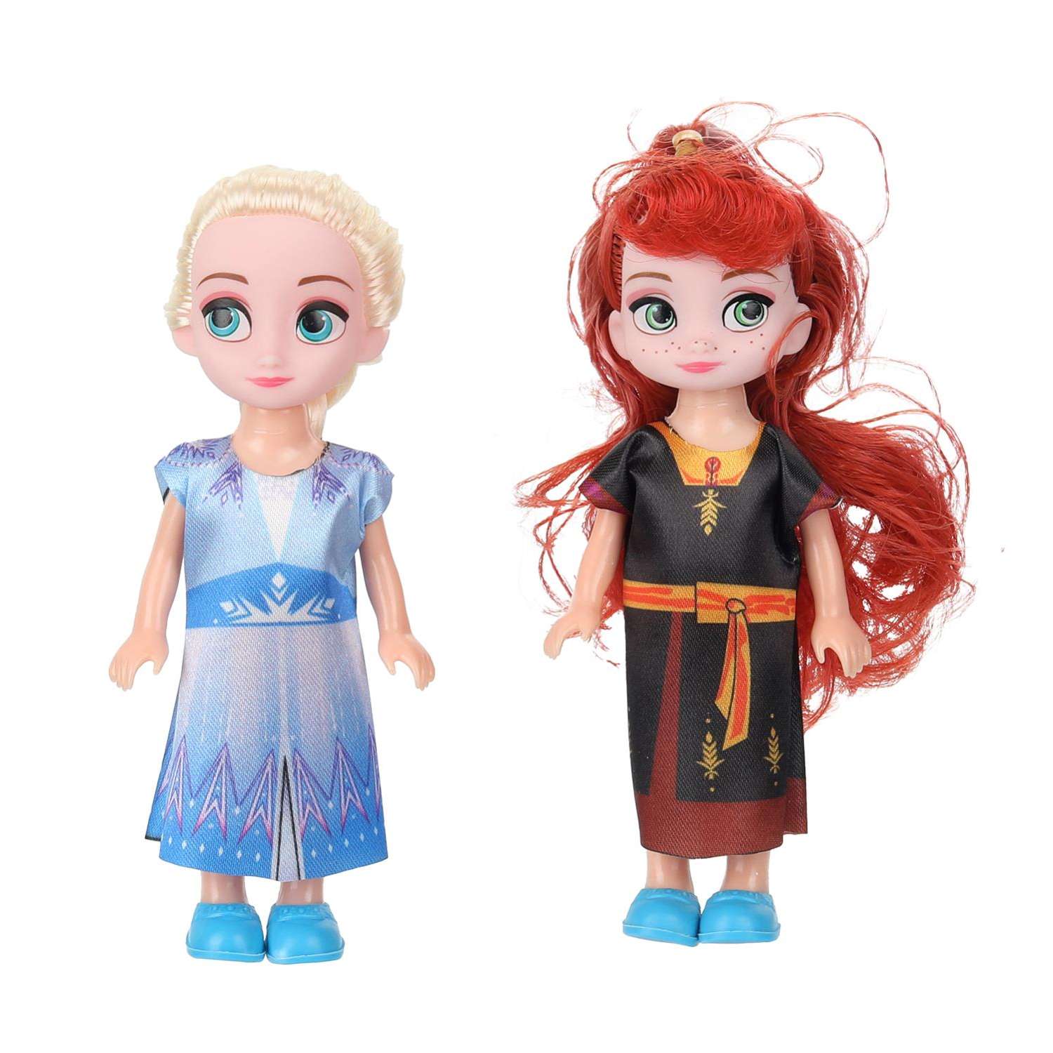 Кукла мини . Эльза и Анна высота 15 см - фото 1