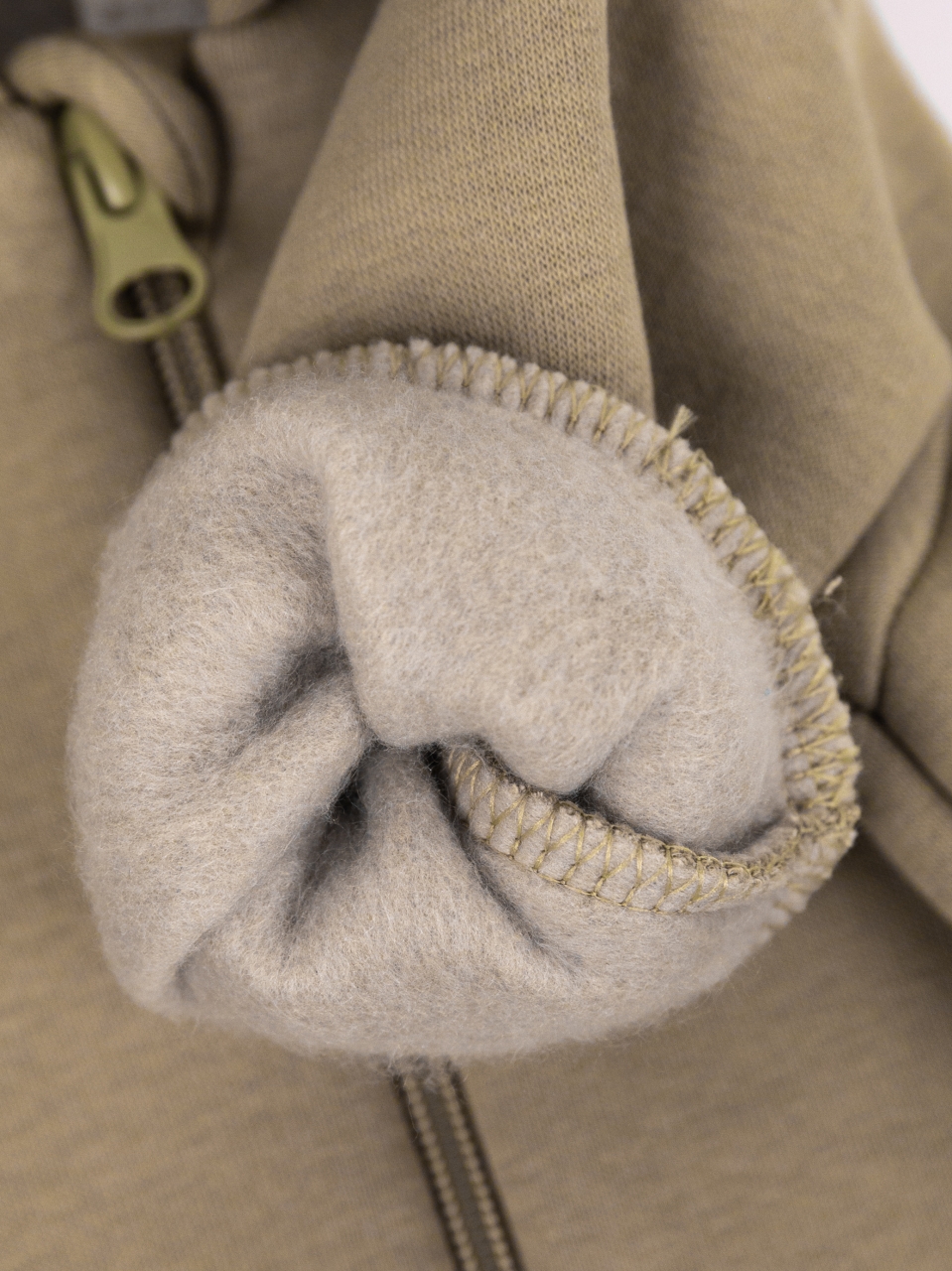 Комбинезон утепленный Baby boom К394/2-Ф аппликация ёжик светло-оливковый - фото 6