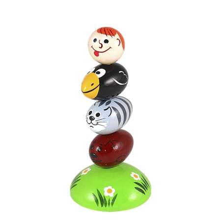 Игрушка Золотая Хохлома пирамидка