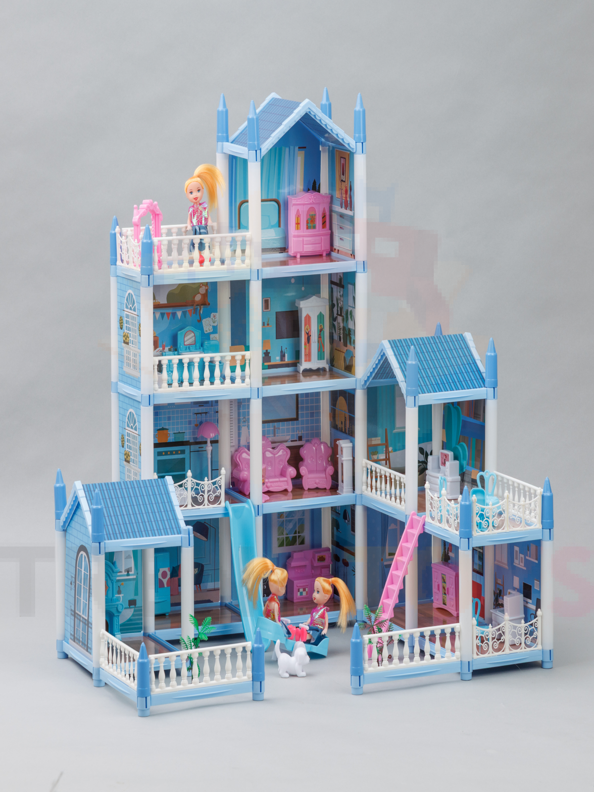 Домик для кукол TrendToys 61 см с мебелью LDG102 - фото 1