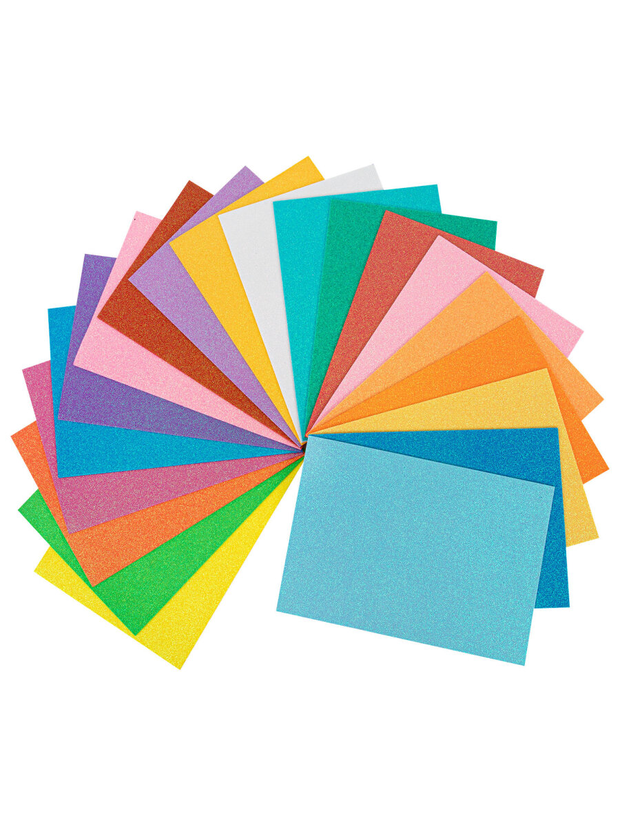 Набор для творчества Остров Сокровищ аппликация Пастельные цвета с блестками - фото 12