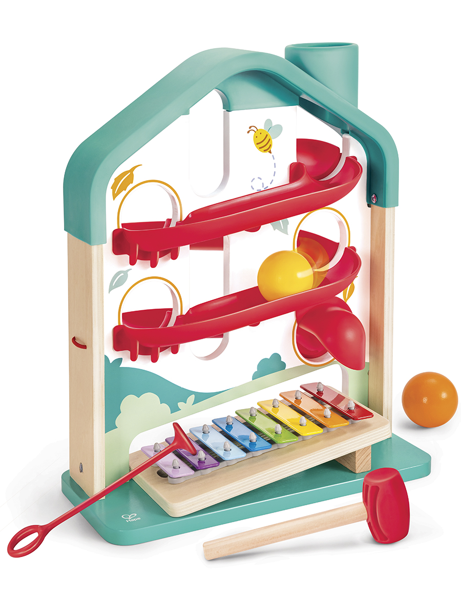 Игрушка музыкальная Hape Домик ксилофон - фото 5