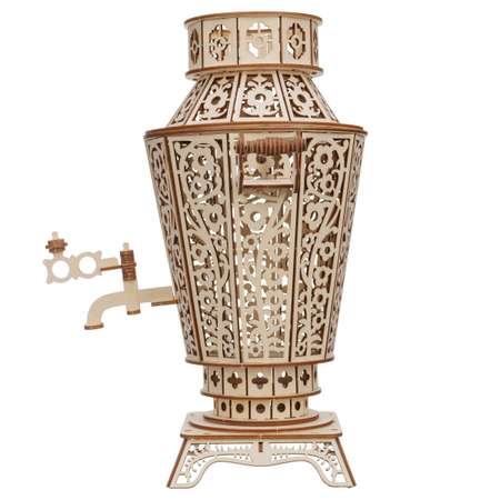 Конструктор TADIWOOD Конфетница Самовар деревянный