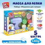 Масса для лепки Joy-Doh Машинка для лапши 5 цв.
