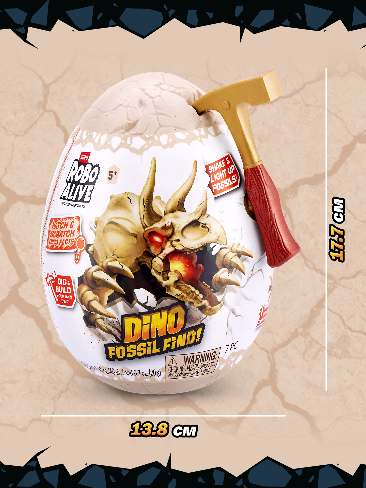 Набор для раскопок Zuru ROBO ALIVE Dino Fossil - фото 2