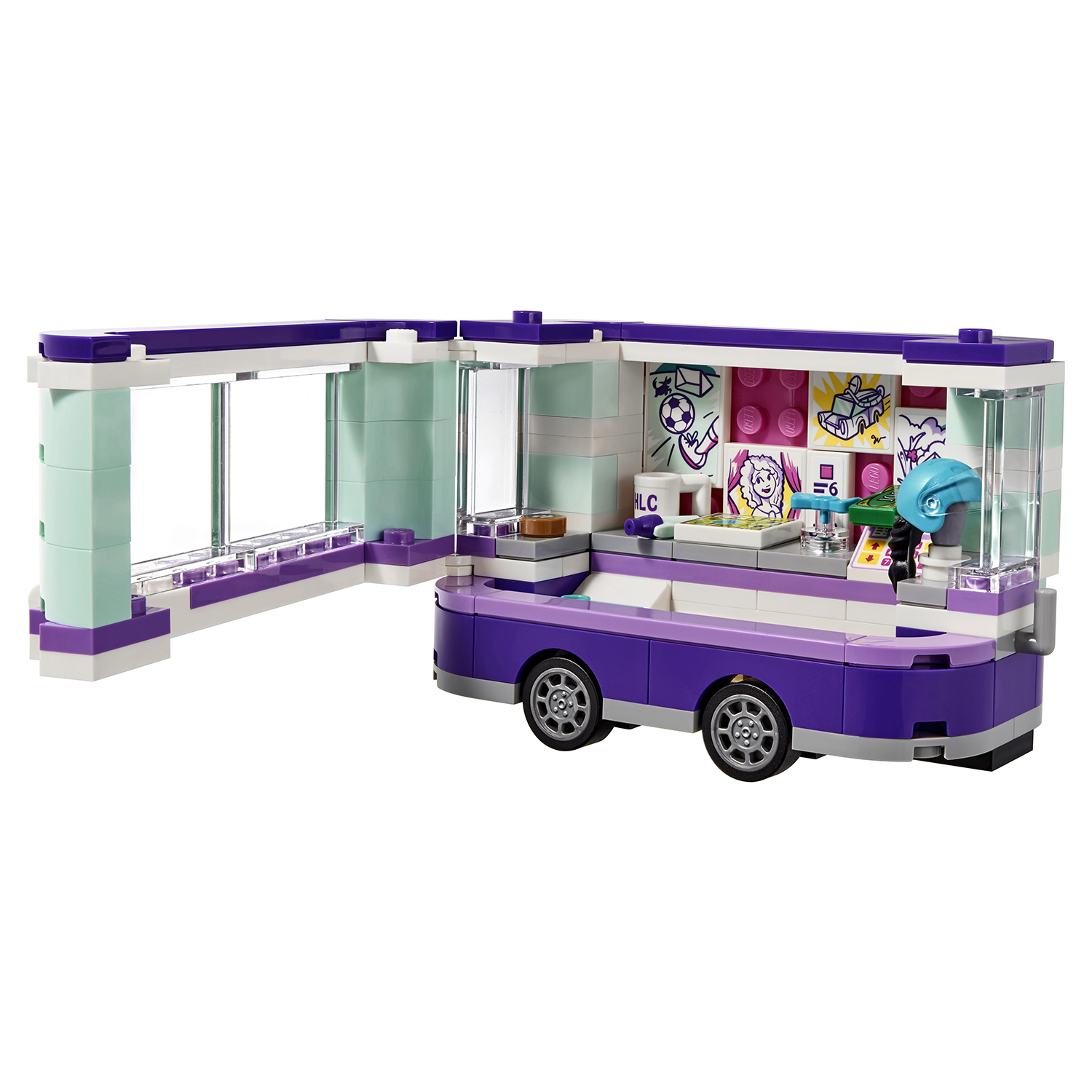 Конструктор LEGO Friends Передвижная мастерская Эммы блочный - фото 10